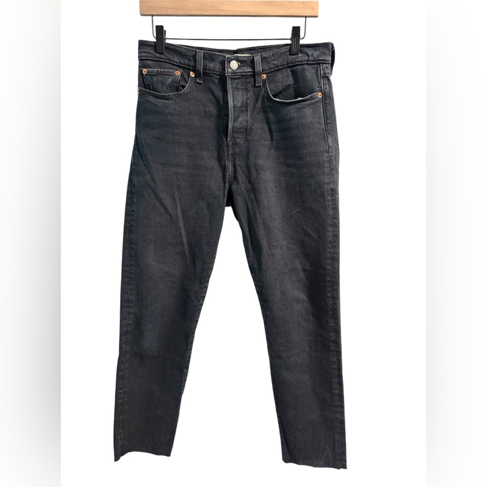 Women's Black Straight-Leg Jeans